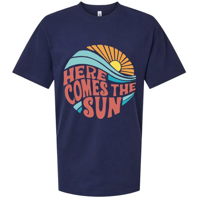 Here Comes The Sun Summer Beach Sueded Cloud Jersey T-Shirt