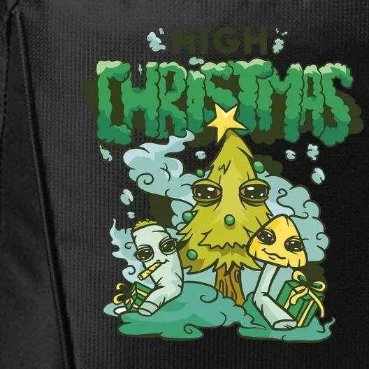 High Christmas Tree City Backpack