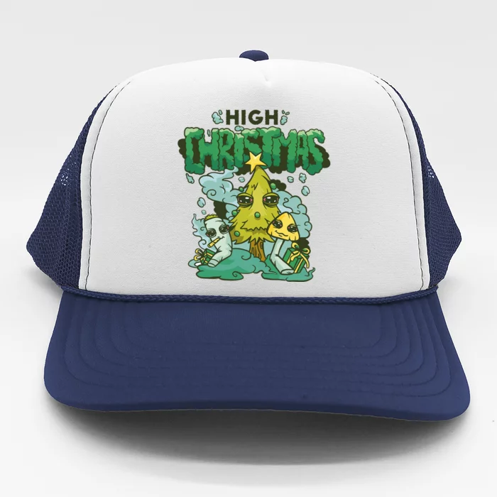 High Christmas Tree Trucker Hat