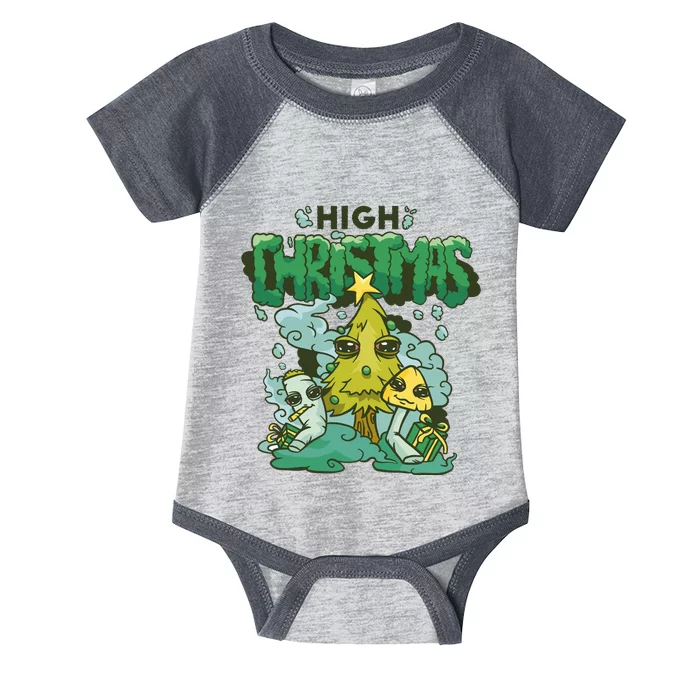 High Christmas Tree Infant Baby Jersey Bodysuit