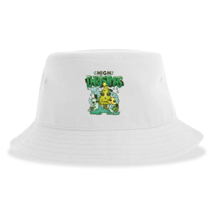 High Christmas Tree Sustainable Bucket Hat