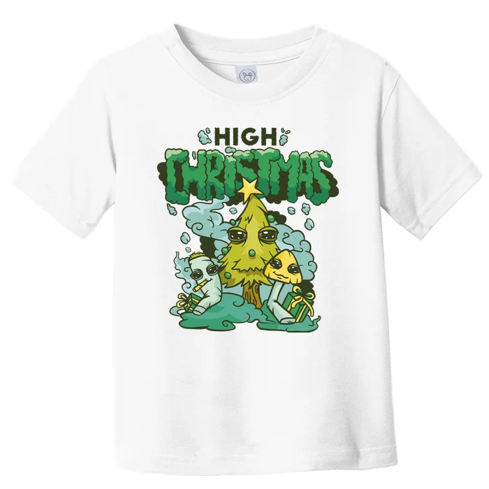 High Christmas Tree Toddler T-Shirt