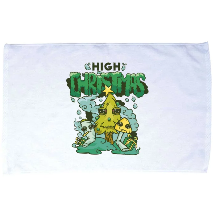 High Christmas Tree Microfiber Hand Towel