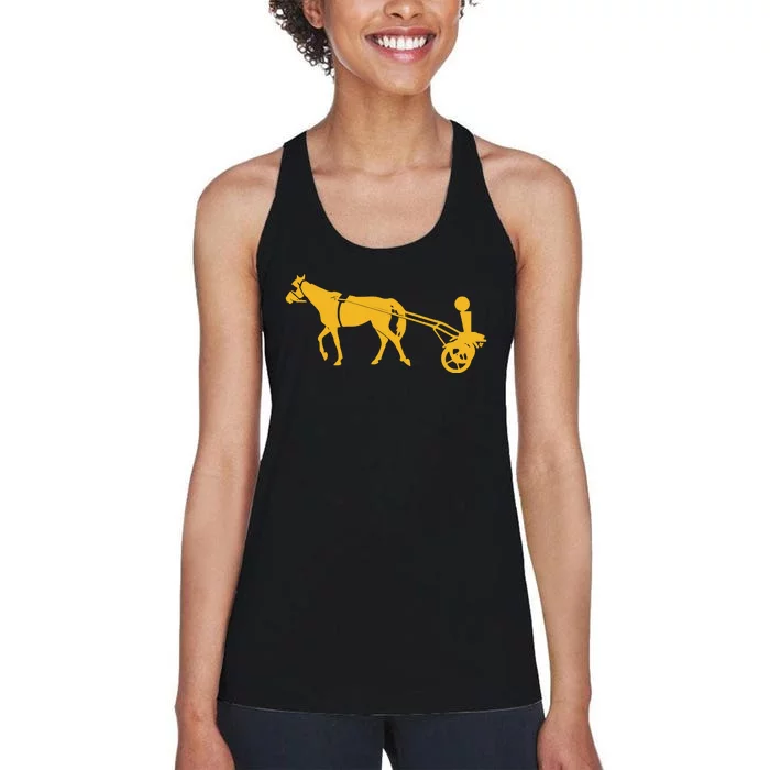 Horse Cart Trophy Women's Racerback Tank