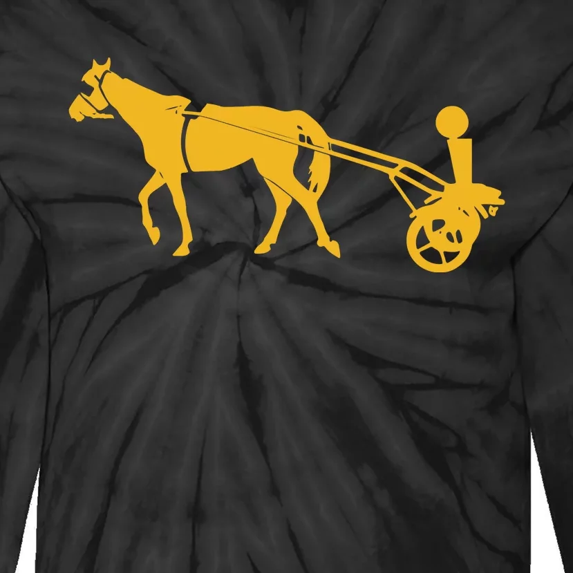 Horse Cart Trophy Tie-Dye Long Sleeve Shirt