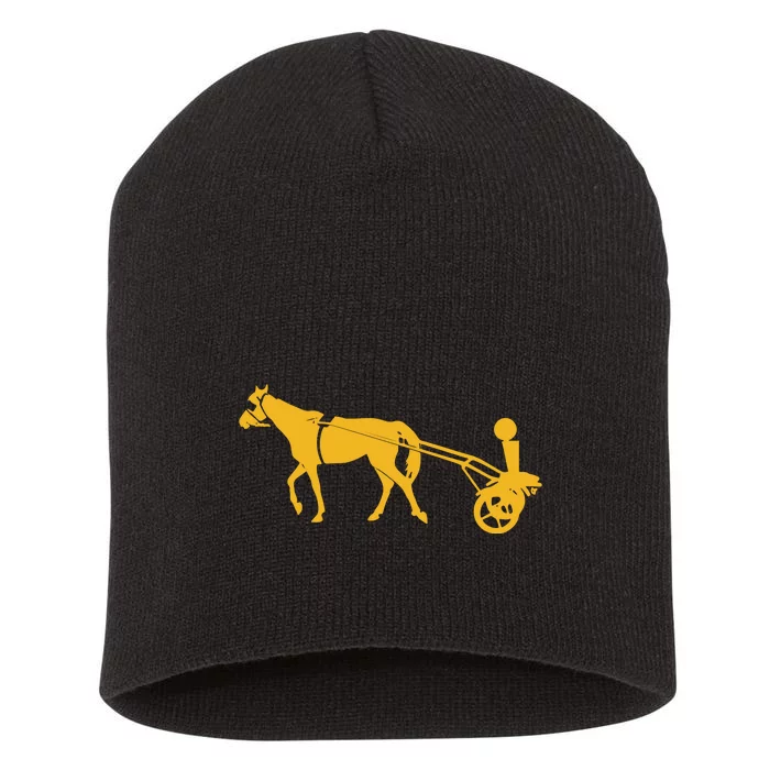 Horse Cart Trophy Short Acrylic Beanie