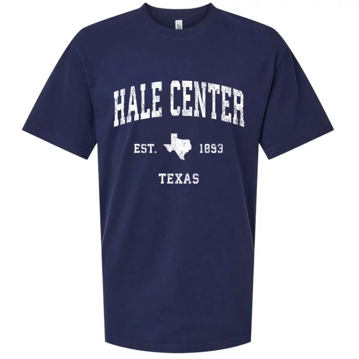 Hale Center Texas Tx Vintage Athletic Sueded Cloud Jersey T-Shirt