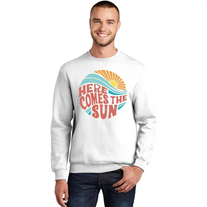 Here Comes The Sun Men Women Kids Baby Summer Beach Sweatshirt