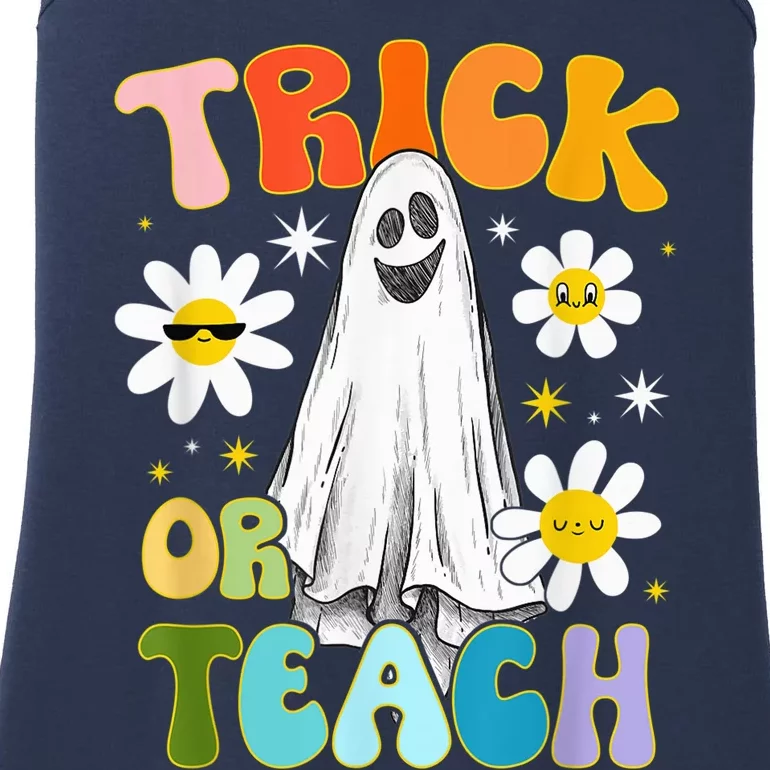 Halloween Costume Trick Or Teach Ladies Essential Tank