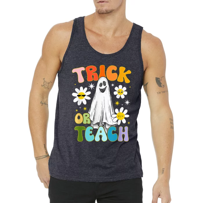 Halloween Costume Trick Or Teach Tank Top