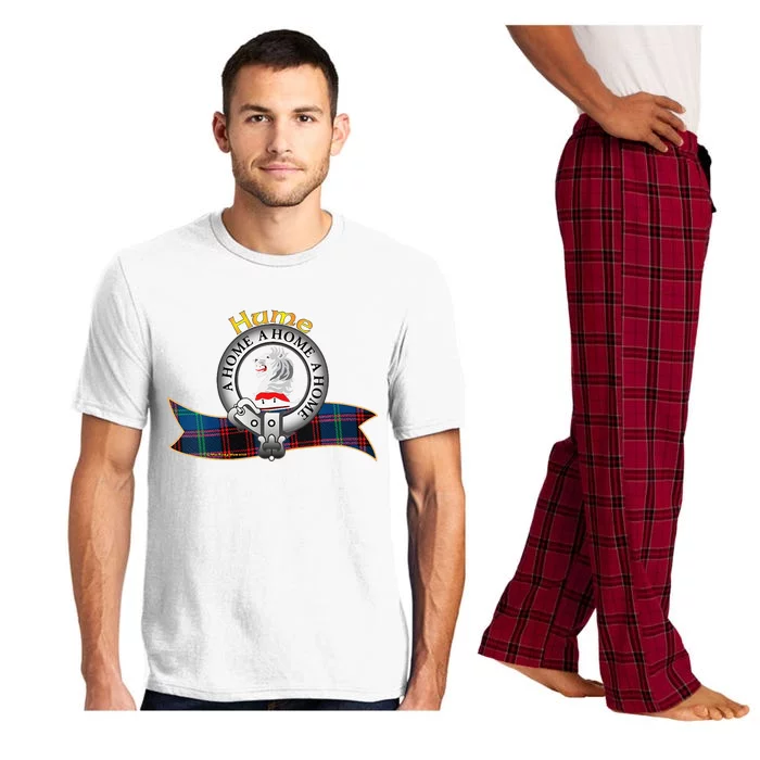 Hume Clan Tartan Crest Motto Pajama Set