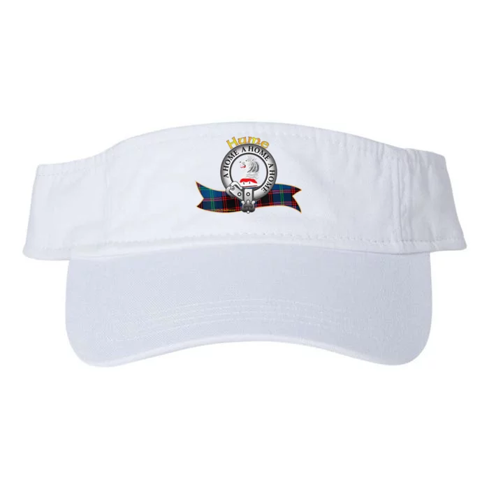 Hume Clan Tartan Crest Motto Valucap Bio-Washed Visor