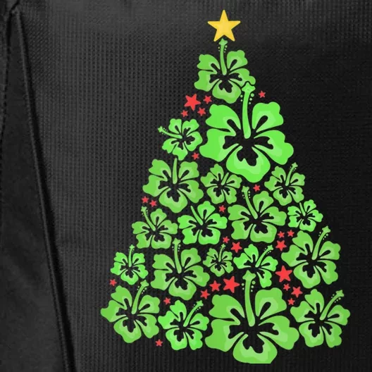 Hawaiian Christmas Tree Mele Kalikimaka Hawaii Tropical City Backpack