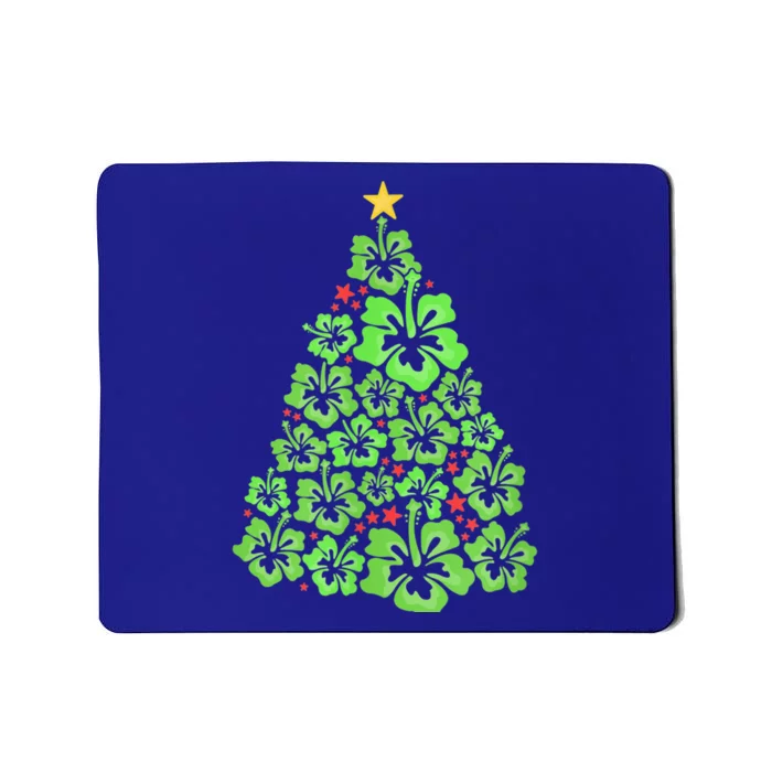 Hawaiian Christmas Tree Mele Kalikimaka Hawaii Tropical Mousepad