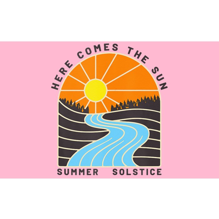 Here Comes The Sun Summer Solstice Bumper Sticker