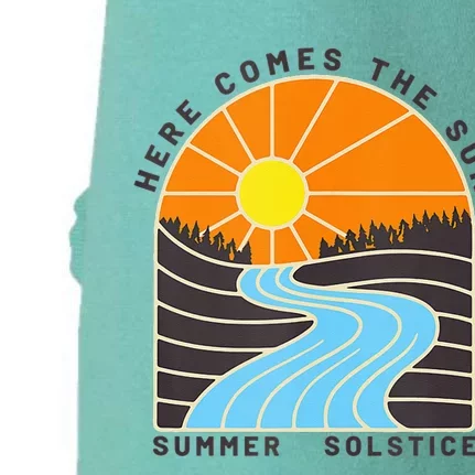 Here Comes The Sun Summer Solstice Doggie 3-End Fleece Hoodie