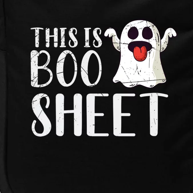 Halloween Costume Trick Or Treat Boo Sheet Funny Ghost Gift Impact Tech Backpack