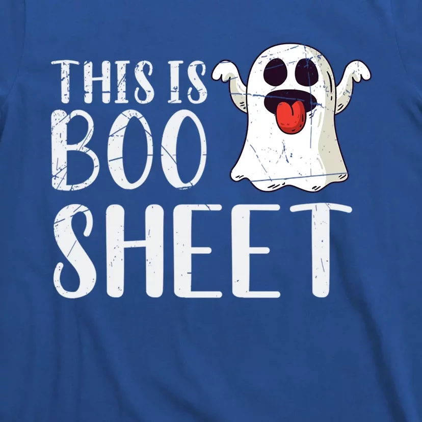 Halloween Costume Trick Or Treat Boo Sheet Funny Ghost Gift T-Shirt