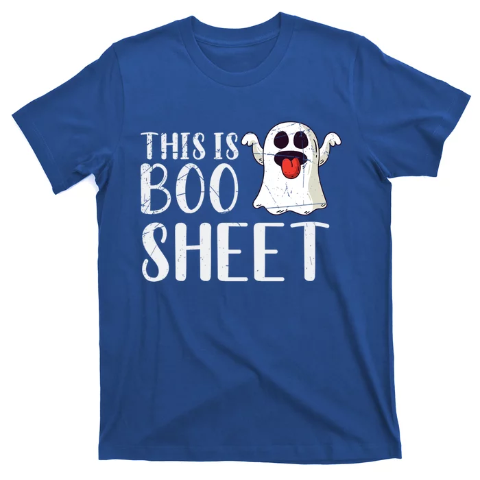 Halloween Costume Trick Or Treat Boo Sheet Funny Ghost Gift T-Shirt