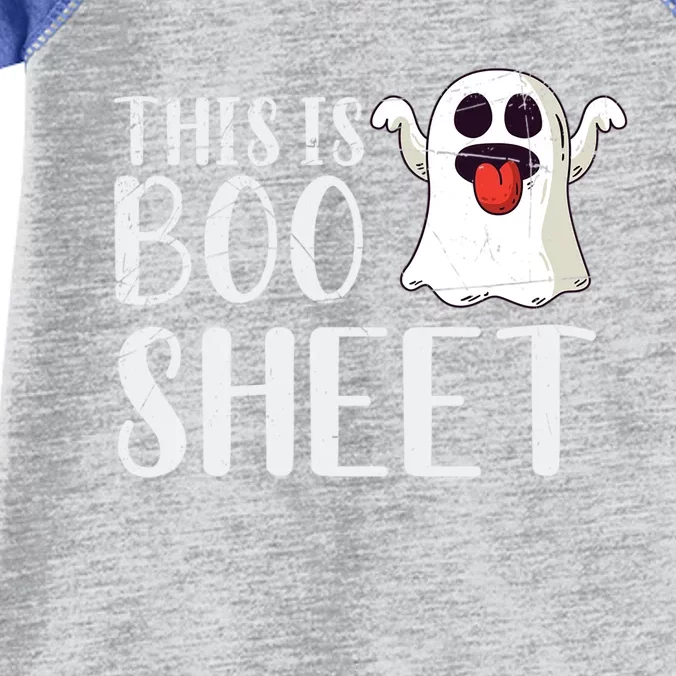 Halloween Costume Trick Or Treat Boo Sheet Funny Ghost Gift Infant Baby Jersey Bodysuit