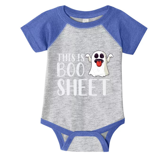 Halloween Costume Trick Or Treat Boo Sheet Funny Ghost Gift Infant Baby Jersey Bodysuit