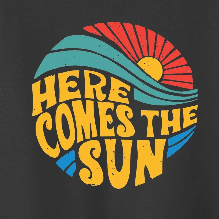 Here Comes The Sun Music Lover Graphic Toddler T-Shirt