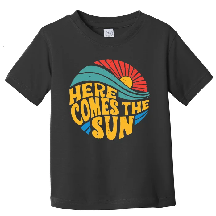 Here Comes The Sun Music Lover Graphic Toddler T-Shirt