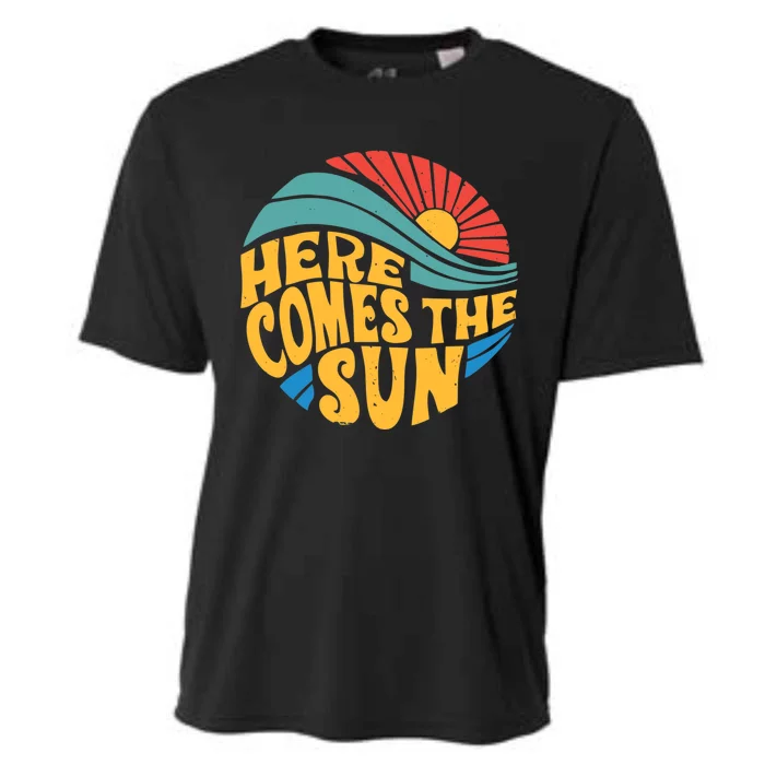 Here Comes The Sun Music Lover Graphic Cooling Performance Crew T-Shirt