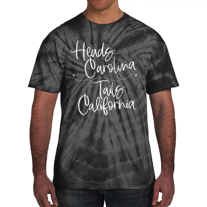 Heads Carolina Tails California 90s Country Tie-Dye T-Shirt