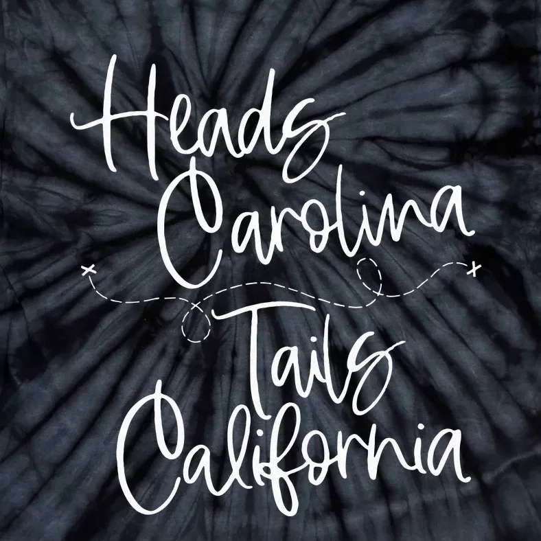 Heads Carolina Tails California 90s Country Tie-Dye T-Shirt