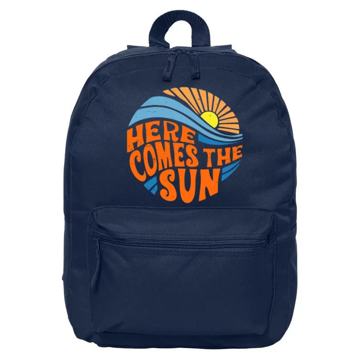 Here Comes The Sun Retro Summer 16 in Basic Backpack