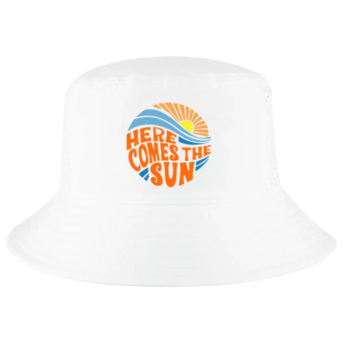 Here Comes The Sun Retro Summer Cool Comfort Performance Bucket Hat