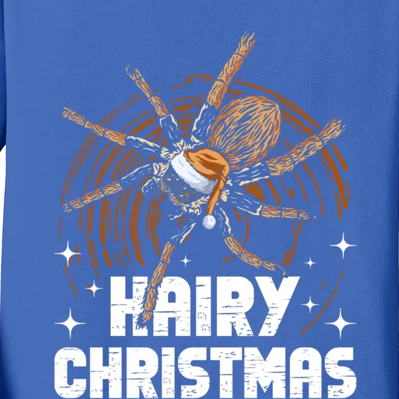 Hairy Christmas Tarantula Owner Cute Gift Kids Long Sleeve Shirt