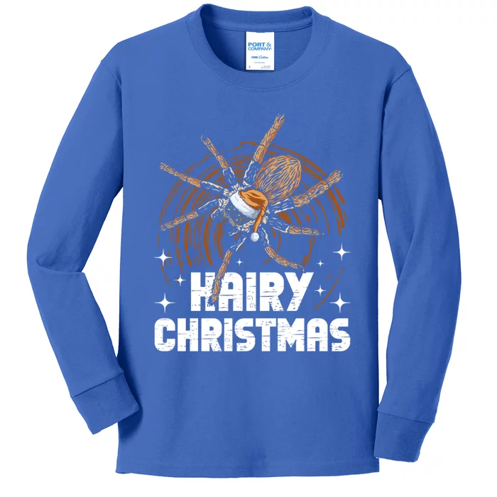 Hairy Christmas Tarantula Owner Cute Gift Kids Long Sleeve Shirt