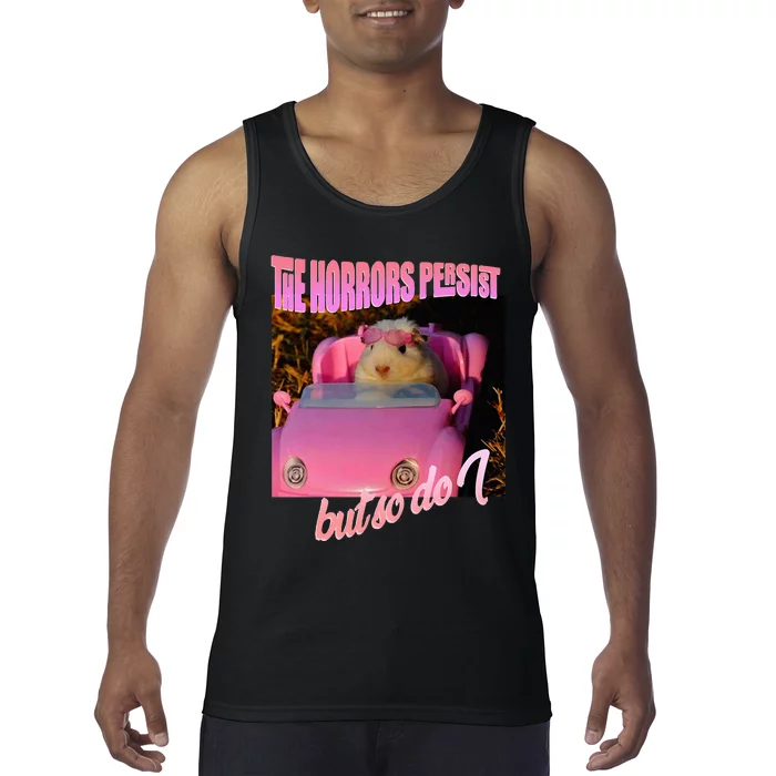 Halloween Costume The Horrors Persist But So Do I Hamster Tank Top