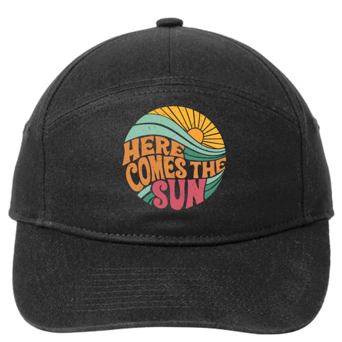 Here Comes The Sun Summer Vacation 7-Panel Snapback Hat