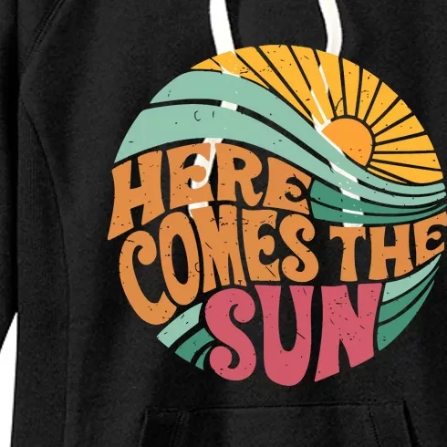 Here Comes The Sun Summer Vacation Women's Fleece Hoodie