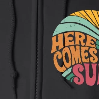 Here Comes The Sun Summer Vacation Full Zip Hoodie