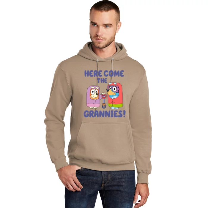 Here Come The Grannies Bluyye Grannies Hoodie