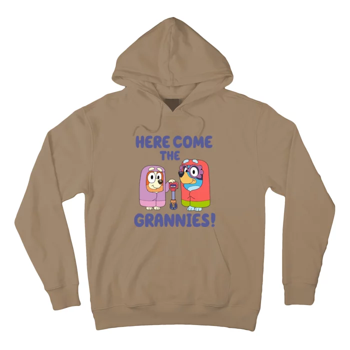 Here Come The Grannies Bluyye Grannies Hoodie