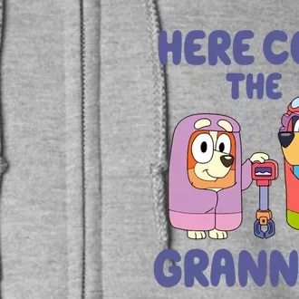 Here Come The Grannies Bluyye Grannies Full Zip Hoodie