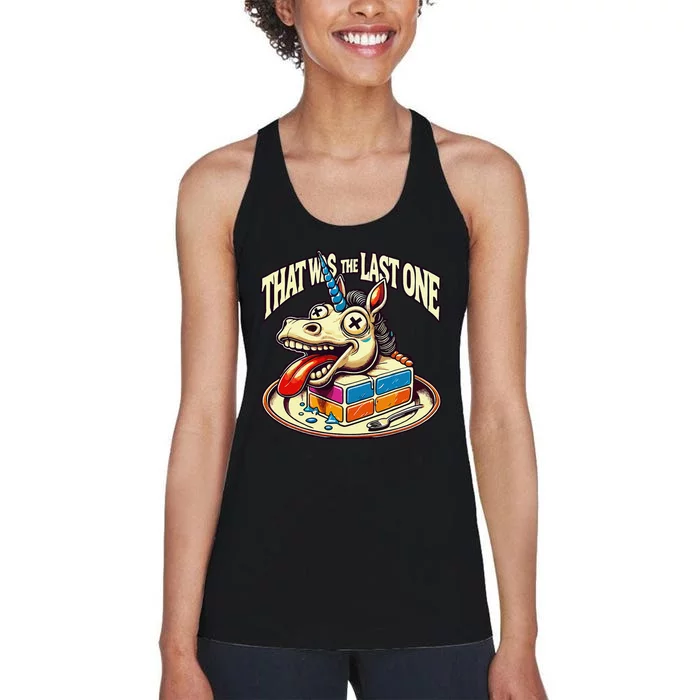 Halloween Costume The Last Prepared Unicorn Women's Racerback Tank