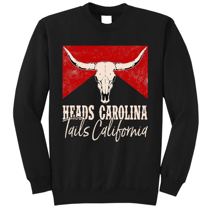 Heads Carolina Tails California Western 90S Style Costume Sweatshirt