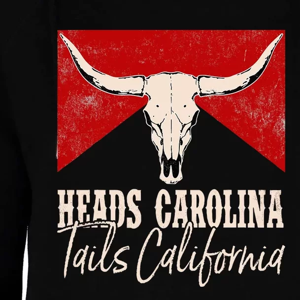 Heads Carolina Tails California Western 90S Style Costume Womens Funnel Neck Pullover Hood