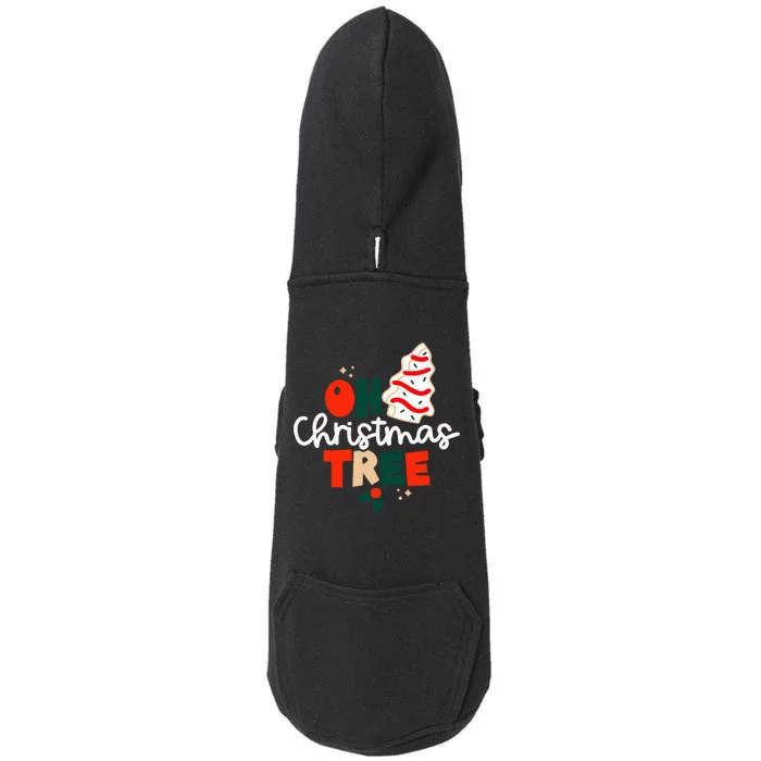 Hilarious Christmas Tree Cakes Festive and Tasty Holiday Treat Doggie 3-End Fleece Hoodie