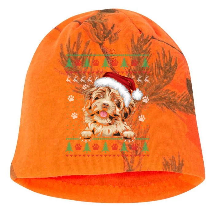 Havanese Christmas Ugly Sweater Funny Dog Lover Xmas Great Gift Kati - Camo Knit Beanie