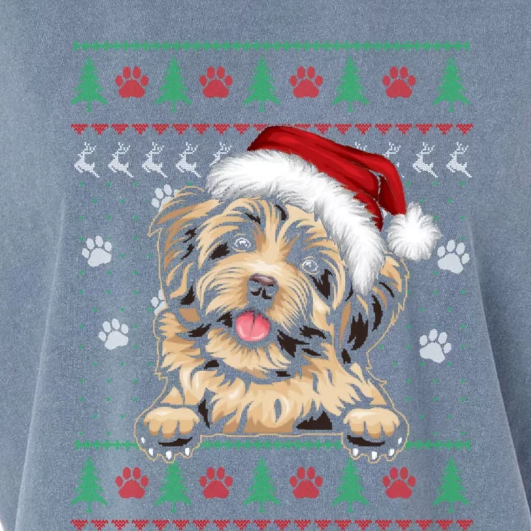 Havanese Christmas Ugly Sweater Funny Dog Lover Xmas Great Gift Garment-Dyed Women's Muscle Tee