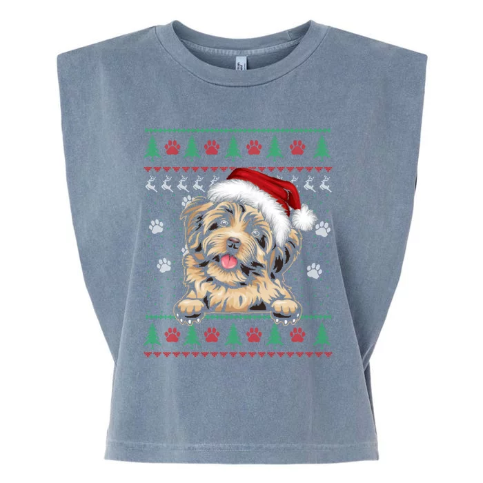 Havanese Christmas Ugly Sweater Funny Dog Lover Xmas Great Gift Garment-Dyed Women's Muscle Tee