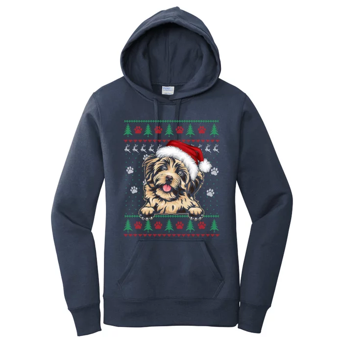 Havanese Christmas Ugly Sweater Funny Dog Lover Xmas Great Gift Women's Pullover Hoodie