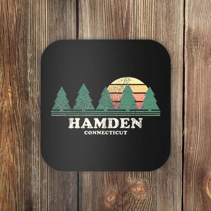 Hamden Ct Vintage Throwback Retro 70s Coaster